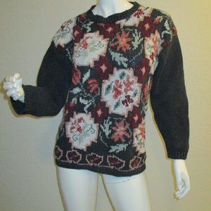 Rachel Max Thick Multicolored Long Sleeves Pullover Sweater